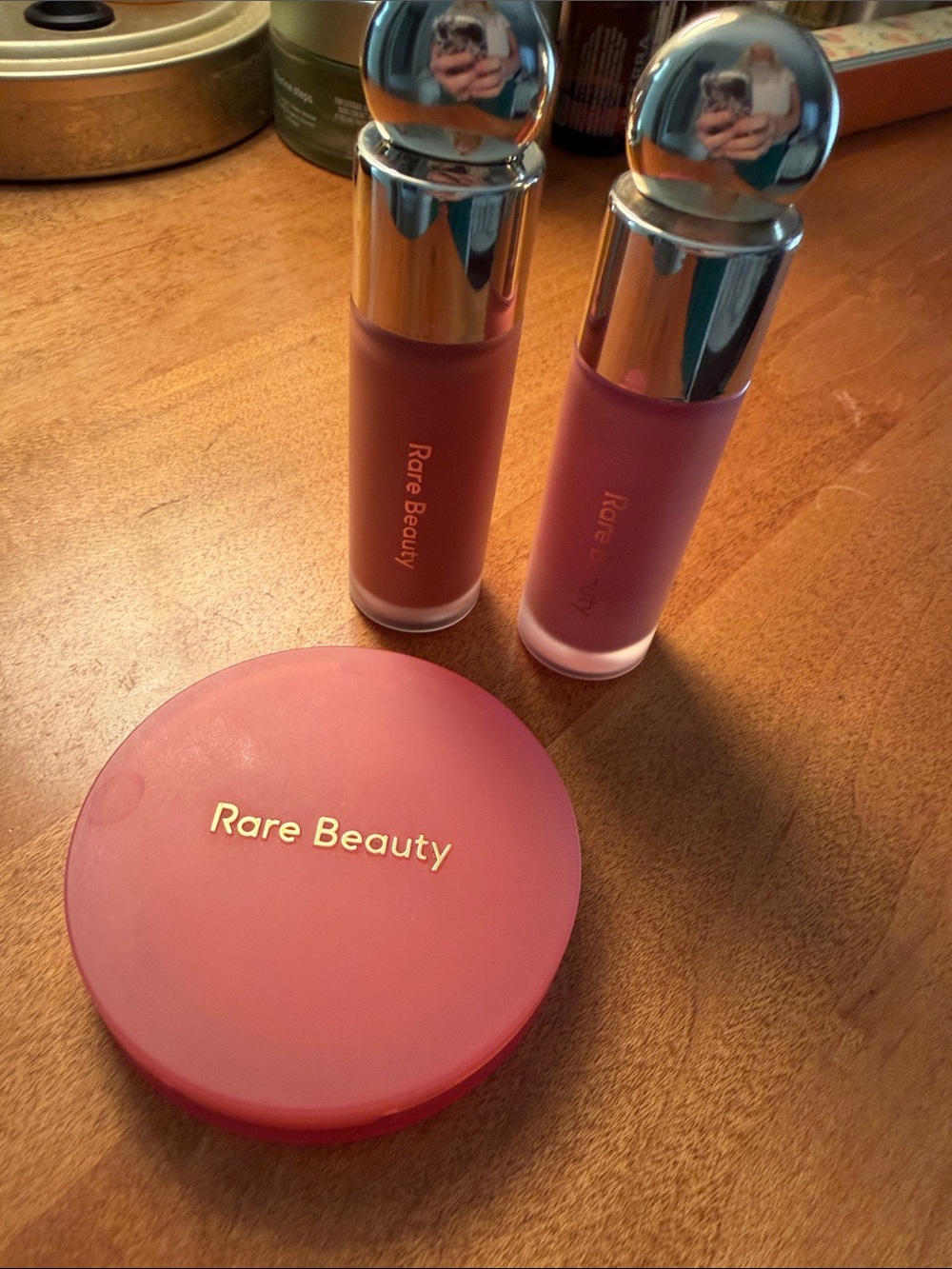 Rare Beauty Blush Compact and Two Liquid Blush